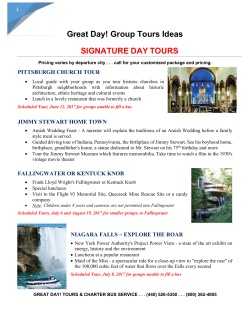 Great Day! Group Tours Ideas SIGNATURE DAY TOURS