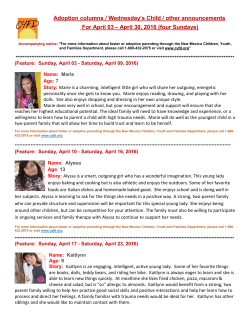 Adoption Column