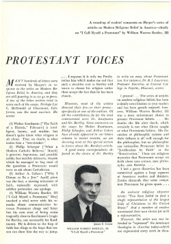 Voices - Walter Kaufmann`s Published Books