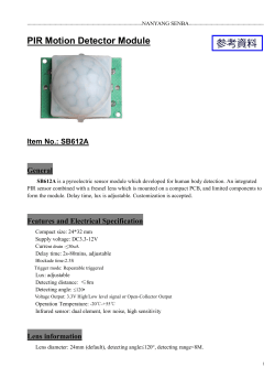PIR Motion Detector Module