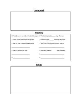 Meal Planning - Legacy Health