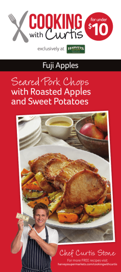 Seared Pork Chops - Harveys Supermarkets