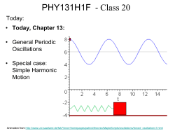 Slides posted after class - University of Toronto Physics