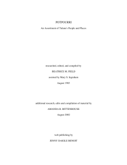 Potpourri - Tulane University