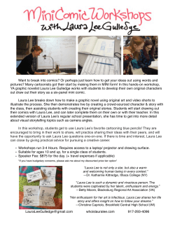 Mini Comic Workshops