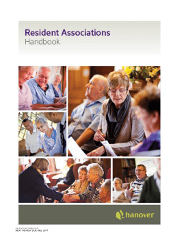 Handbook For Residents Associations