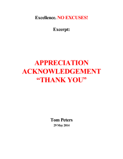 appreciation acknowledgement &ldquo;thank you&rdquo;
