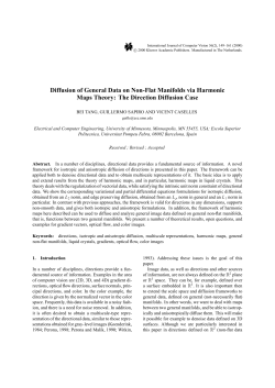 Diffusion of General Data on Non-Flat Manifolds via Harmonic Maps