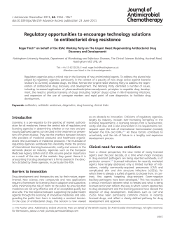 Regulatory opportunities to encourage