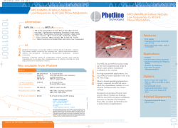 Features Options Applications Related Equipments Description