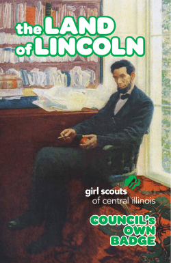 Land of Lincoln Patch - Council`s Own Badge