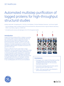 Automated multistep purification of tagged proteins for high