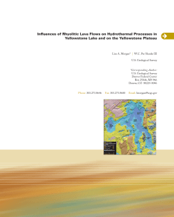 Influences of Rhyolitic Lava Flows on Hydrothermal Processes in