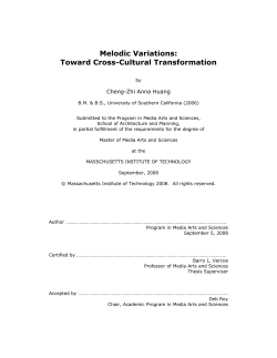 Melodic Variations: Toward Cross-Cultural Transformation