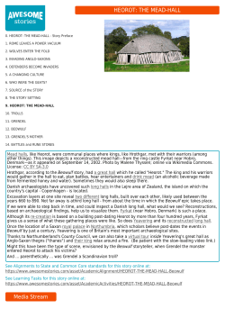 HEOROT: THE MEAD-HALL