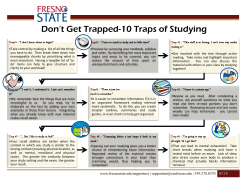 Don`t Get Trapped-10 Traps of Studying
