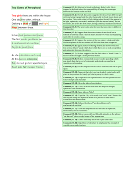 Persephone - Mr Hoye`s IB English Website