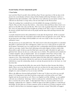 Easter II One Year Series