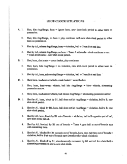 shot-clock situations