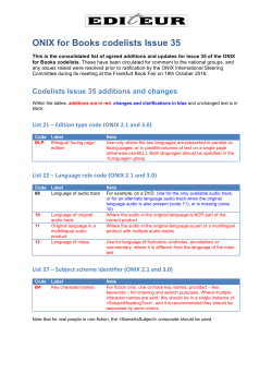 ONIX for Books codelists Issue 35