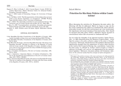 Priorities for Kin-State Policies within Consti