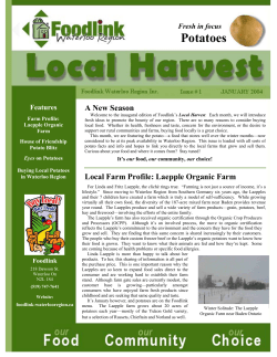 Potatoes - Foodlink Waterloo Region