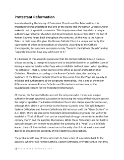 Protestant Reformation