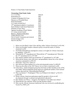 Final exam study guide - Mario G. Valadez Instructor of History