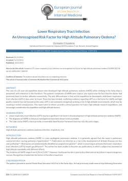 Lower Respiratory Tract Infection: An Unrecognised Risk Factor for