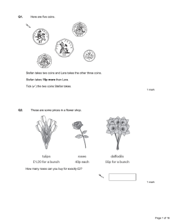 Money Problems - Holy Family Catholic School