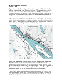 $315 Million Bridge to Nowhere Rep. Don Young (R