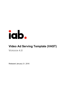 Video Ad Serving Template (VAST)