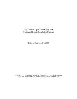 The Laitram Open Door Policy and