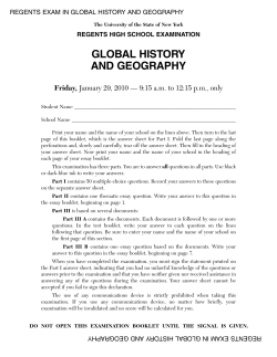 global history and geography