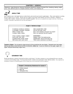 Sample lesson