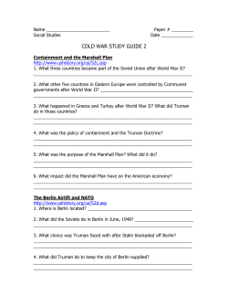 cold war study guide 2