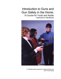 Introduction to Guns and Gun Safety in the Home
