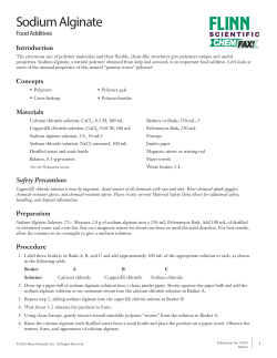 Sodium Alginate - Flinn Scientific