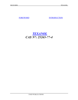 texanol cas n&deg;: 25265-77-4