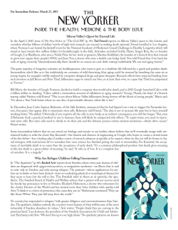 March 27, 2017 - The New Yorker