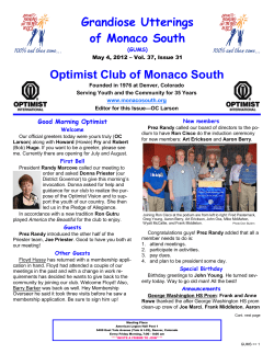 May 4, 2012 G.U.M.S.