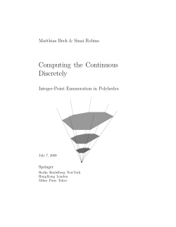 Computing the Continuous Discretely