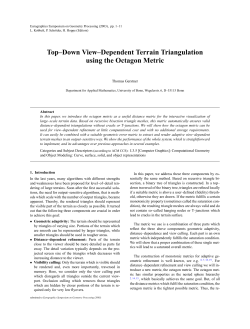 Top&ndash;Down View&ndash;Dependent Terrain