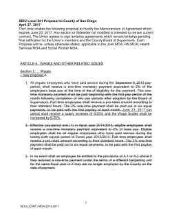 Proposal: Article 4 – Wages