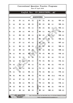 English Test-13 Solution