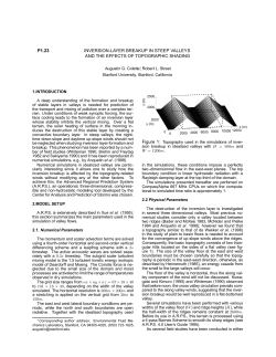 P1.23 INVERSION-LAYER BREAKUP IN STEEP VALLEYS AND