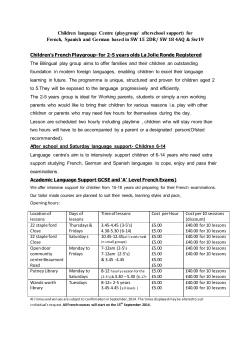 Children language Centre