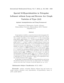 Special M-Hyperidentities in Triregular Leftmost without Loop and