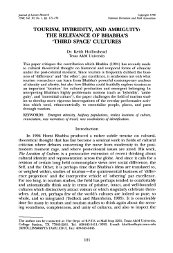 cultures - National Recreation and Park Association