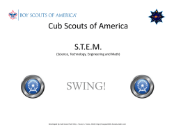Cub Scouts of America STEM